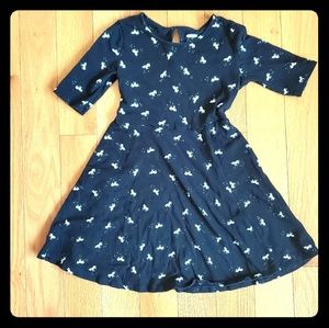 Old Navy black unicorn dress